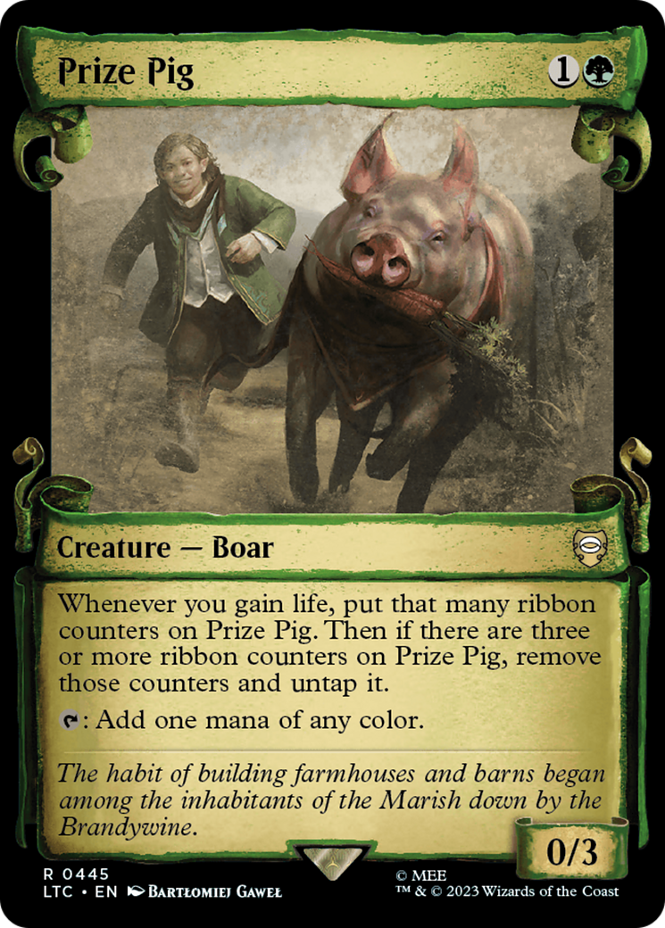 Prize Pig [The Lord of the Rings: Tales of Middle-Earth Commander Showcase Scrolls] | Good Games Modbury