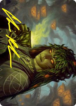 Dina Soul Steeper Art Card Gold Stamped Signature 23 (Art Series: Strixhaven)  | Good Games Modbury