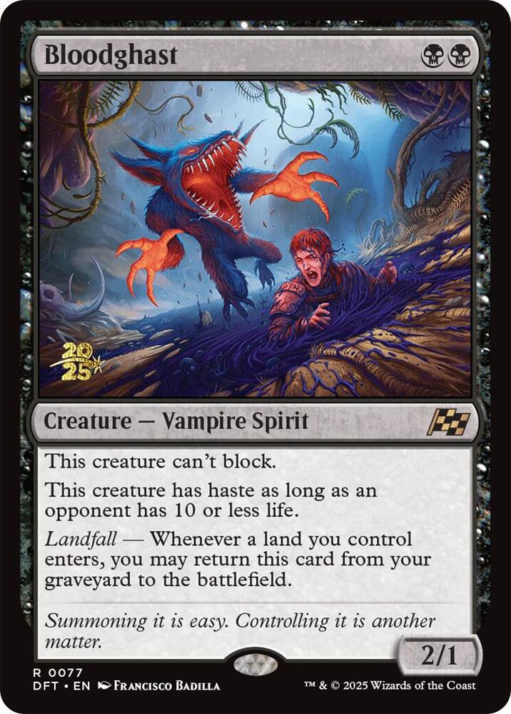 Bloodghast 77s/160 (Prerelease Cards)  - Foil | Good Games Modbury