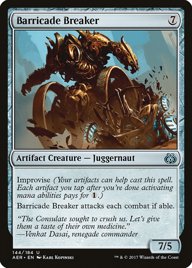 Barricade Breaker 144/184 (Aether Revolt)  | Good Games Modbury