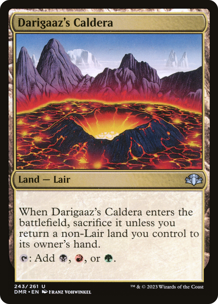 Darigaaz's Caldera [Dominaria Remastered] | Good Games Modbury