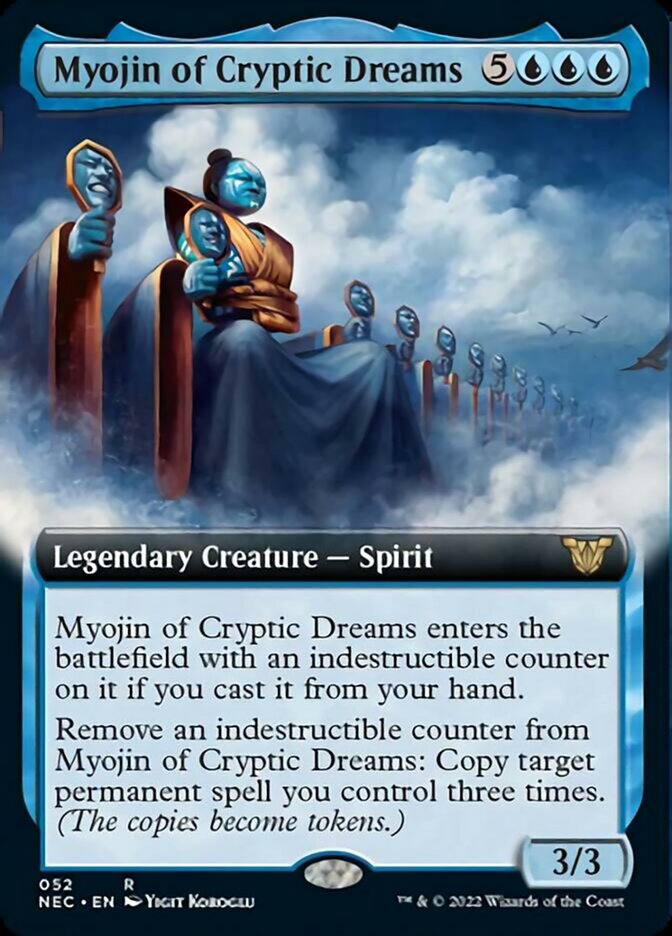 Myojin of Cryptic Dreams (Extended Art) [Kamigawa: Neon Dynasty Commander] | Good Games Modbury