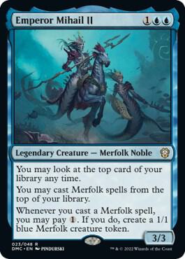 Emperor Mihail II 23/50 (Commander: Dominaria United)  - Foil | Good Games Modbury