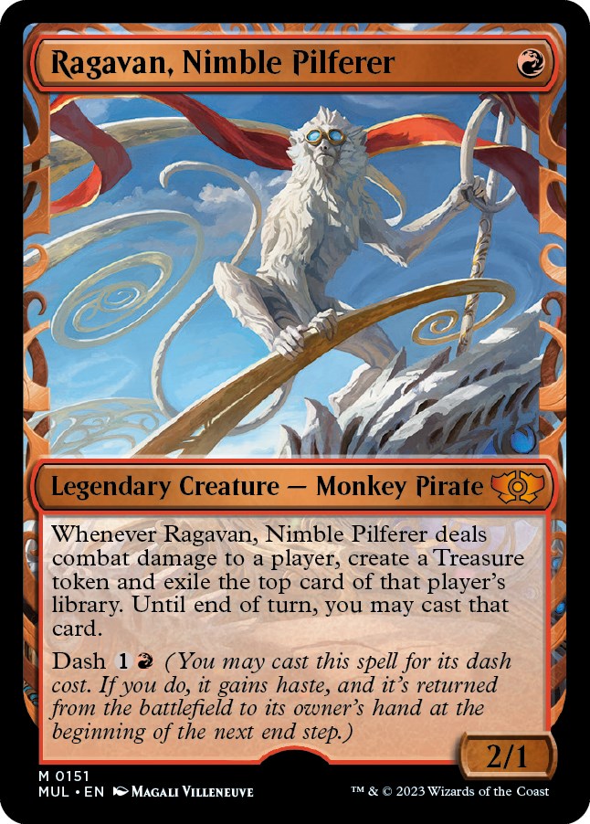 Ragavan, Nimble Pilferer (Halo Foil) [Multiverse Legends] | Good Games Modbury