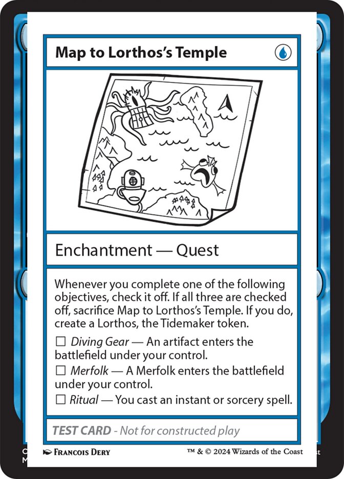 Map to Lorthos's Temple 531/390 (Mystery Booster 2 Playtest Cards)  | Good Games Modbury