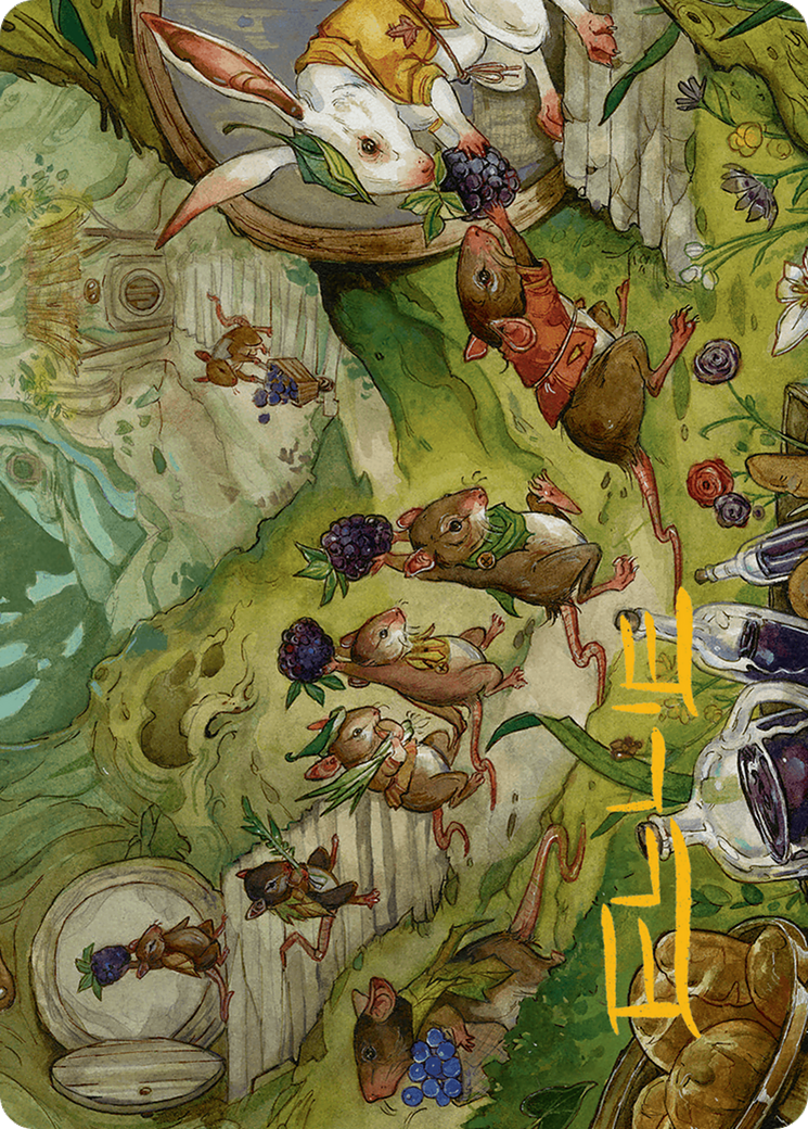 For the Common Good Art Card (43/54) (Gold-Stamped Signature) [Bloomburrow Art Series] | Good Games Modbury