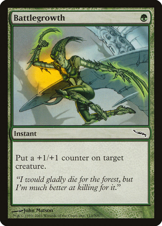 Battlegrowth 113/306 (Mirrodin)  | Good Games Modbury
