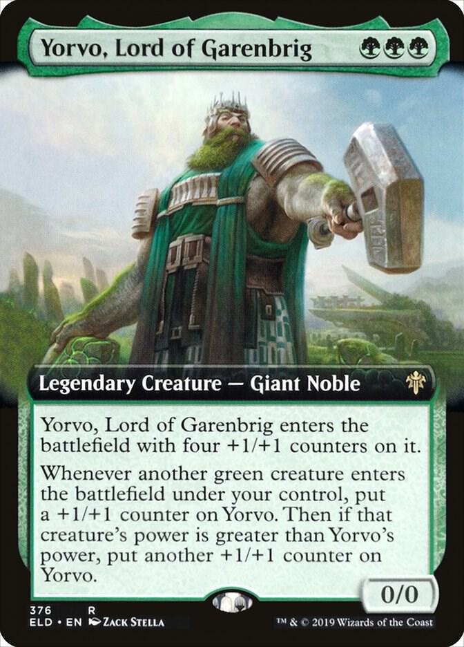 Yorvo, Lord of Garenbrig 376/269 (Throne of Eldraine)  - Extended Art | Good Games Modbury