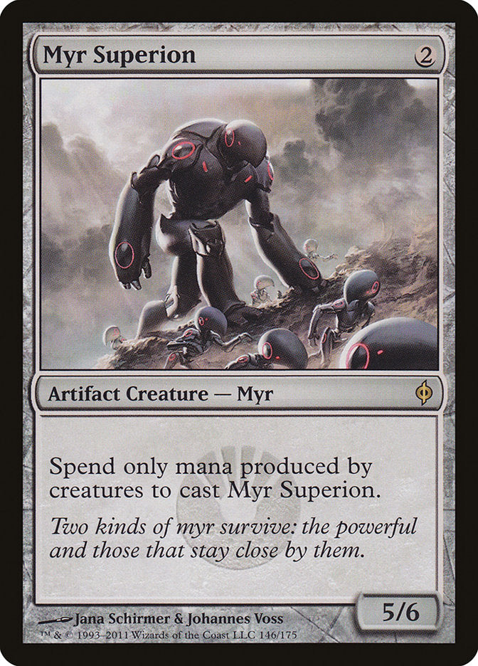 Myr Superion 146 (New Phyrexia)  - Foil | Good Games Modbury