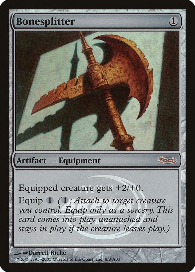 Bonesplitter 8/8 (Arena Promos)  - Foil | Good Games Modbury