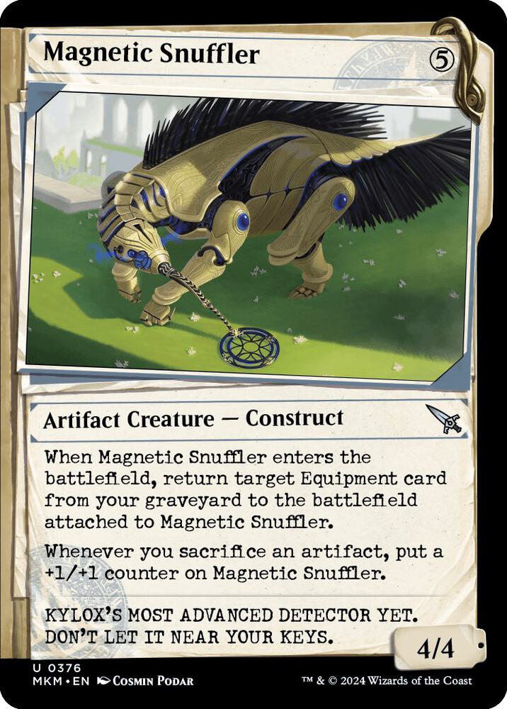 Magnetic Snuffler 376/286 (Murders at Karlov Manor)  - Showcase Foil | Good Games Modbury