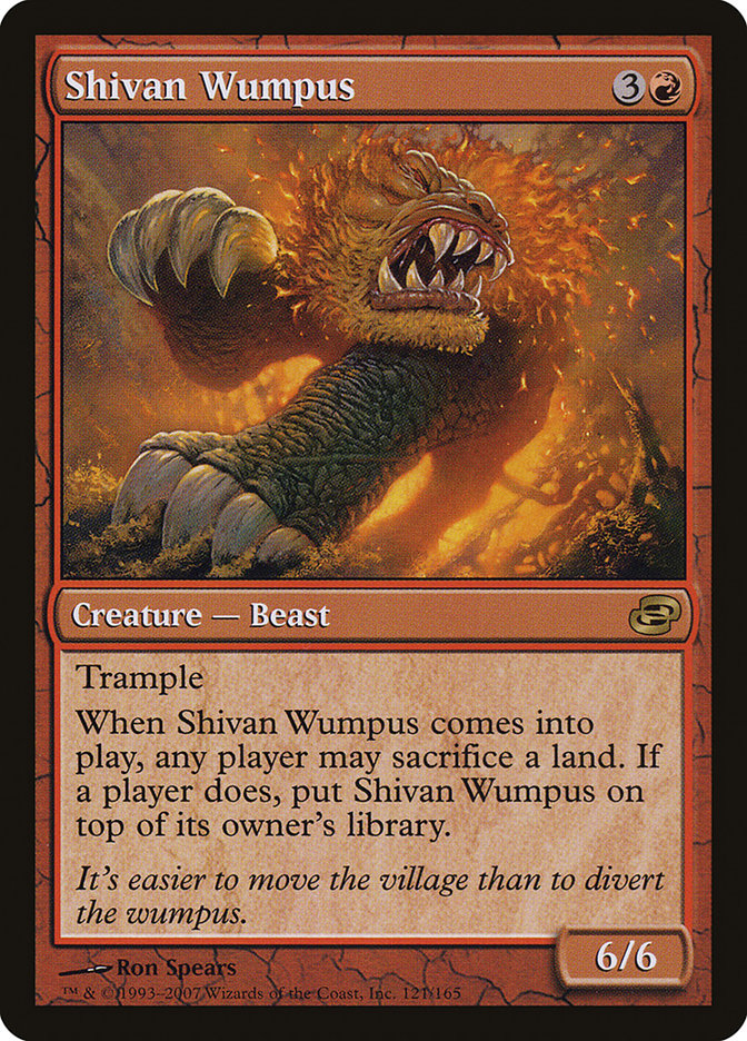 Shivan Wumpus 121/165 (Planar Chaos)  | Good Games Modbury