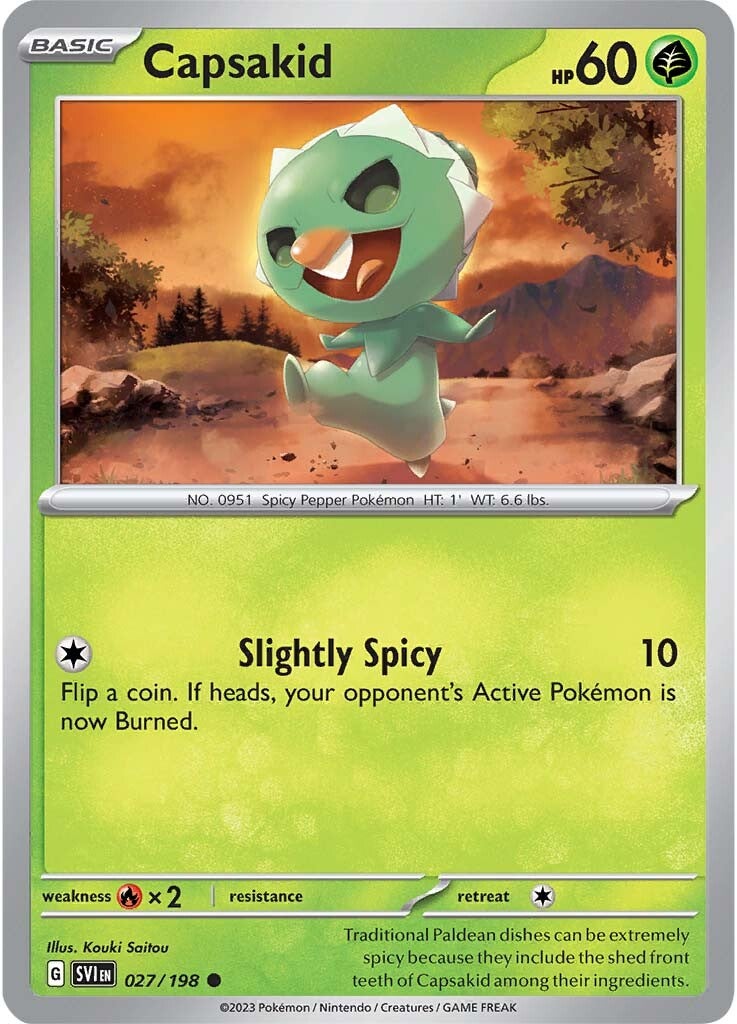 Capsakid (027/198) [Scarlet & Violet: Base Set] | Good Games Modbury