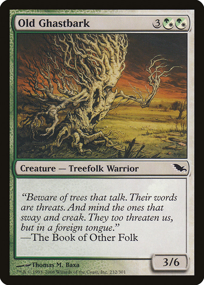 Old Ghastbark [Shadowmoor] | Good Games Modbury