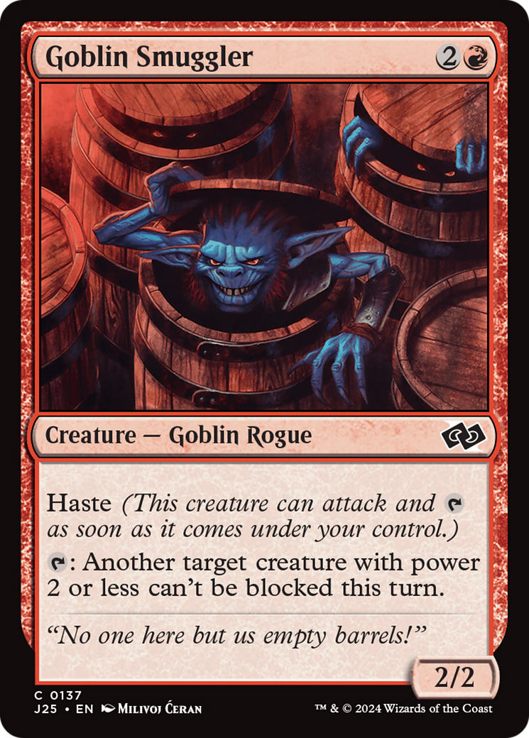 Goblin Smuggler [Foundations Jumpstart] | Good Games Modbury