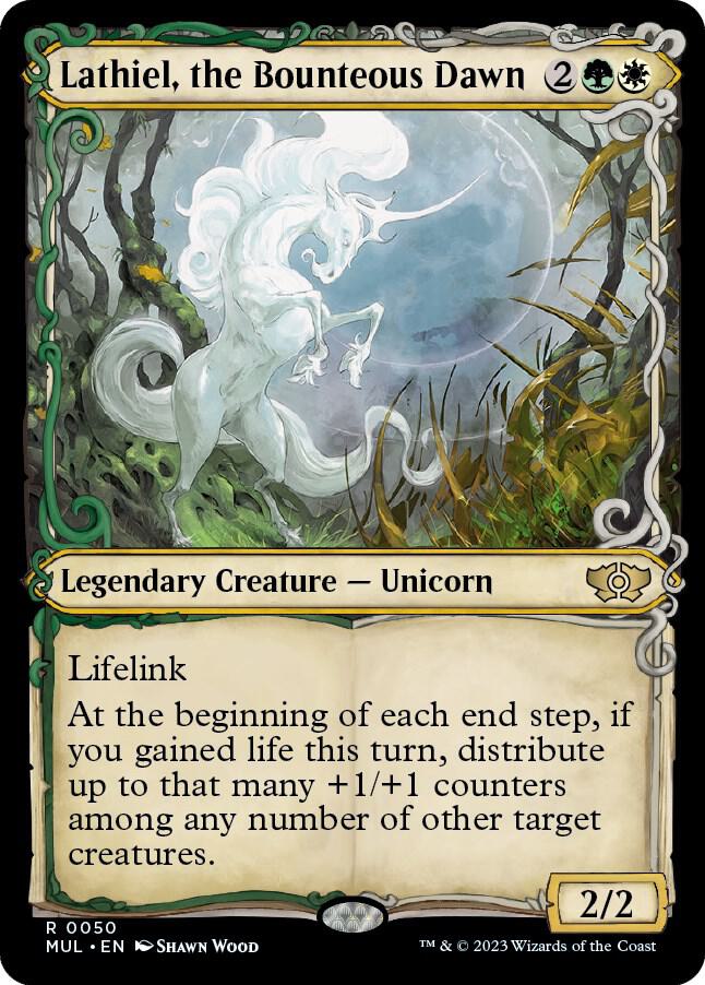 Lathiel, the Bounteous Dawn 50/65 (March of the Machine: Multiverse Legends)  - Showcase Foil | Good Games Modbury