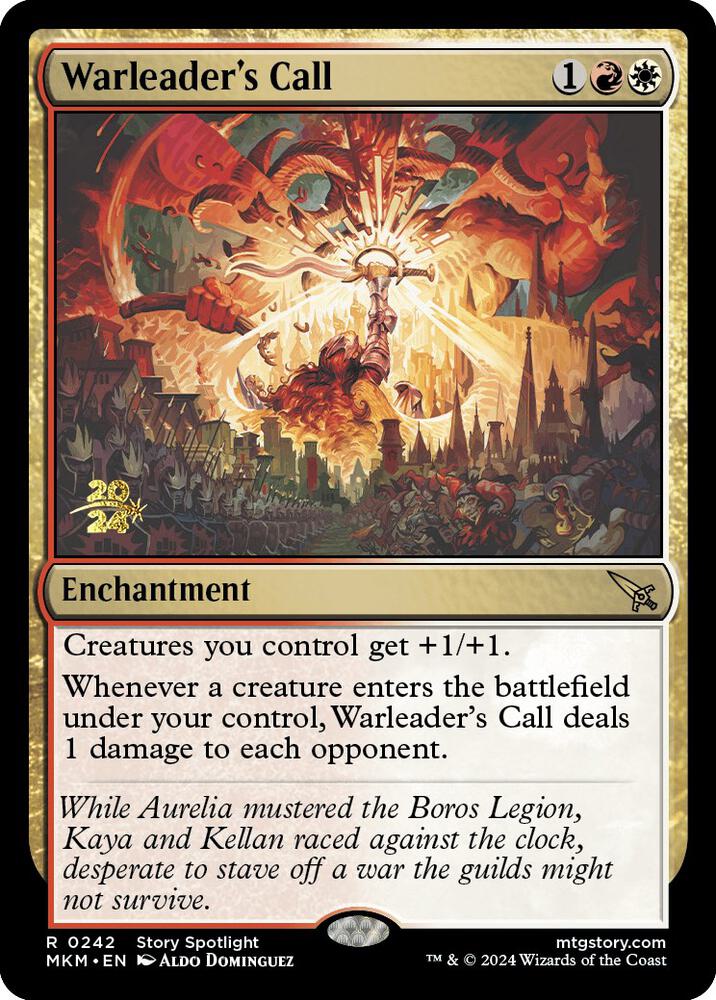 Warleaders Call 242s/182 (Prerelease Cards)  - Foil | Good Games Modbury