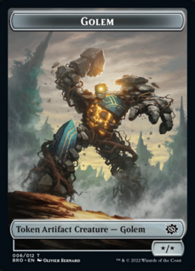 Golem Token [The Brothers' War Tokens] | Good Games Modbury