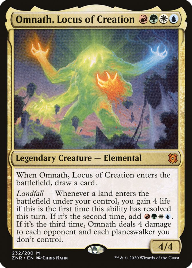 Omnath, Locus of Creation 232 (Zendikar Rising)  | Good Games Modbury