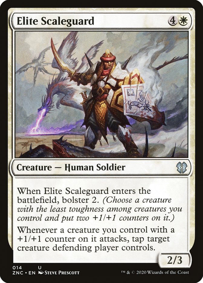 Elite Scaleguard [Zendikar Rising Commander] | Good Games Modbury