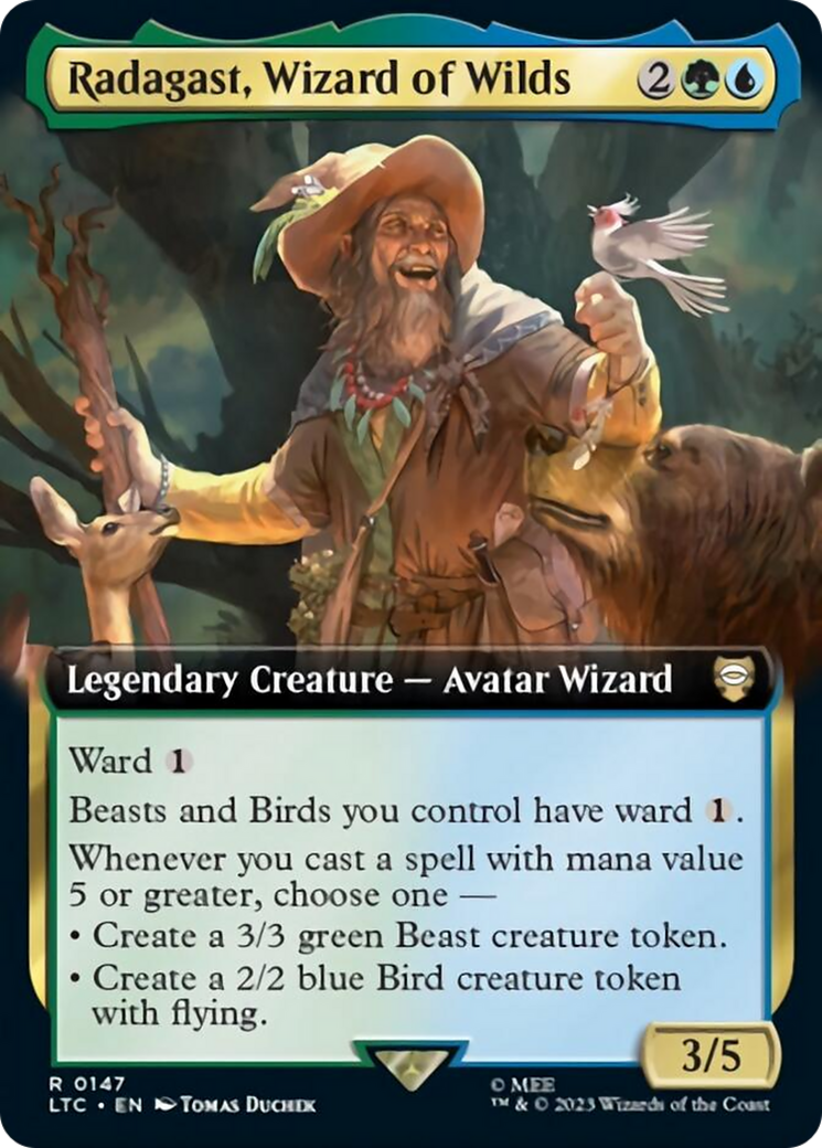 Radagast, Wizard of Wilds (Extended Art) [The Lord of the Rings: Tales of Middle-Earth Commander] | Good Games Modbury