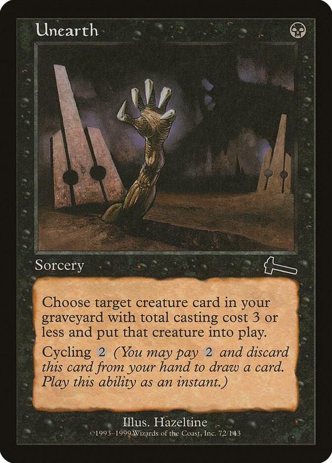 Unearth 72 (Urza's Legacy)  - Foil | Good Games Modbury