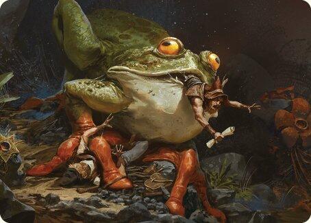 Rampant Frogantua Art Card 32 (Art Series: Modern Horizons 3)  | Good Games Modbury