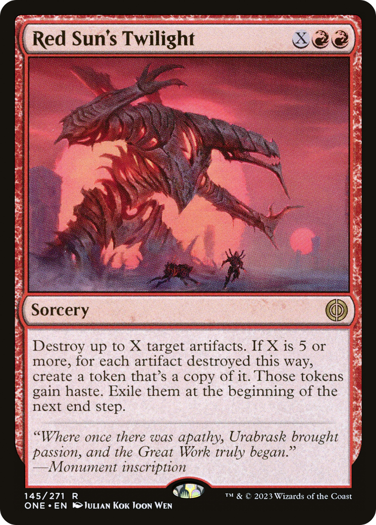 Red Sun's Twilight [Phyrexia: All Will Be One] | Good Games Modbury