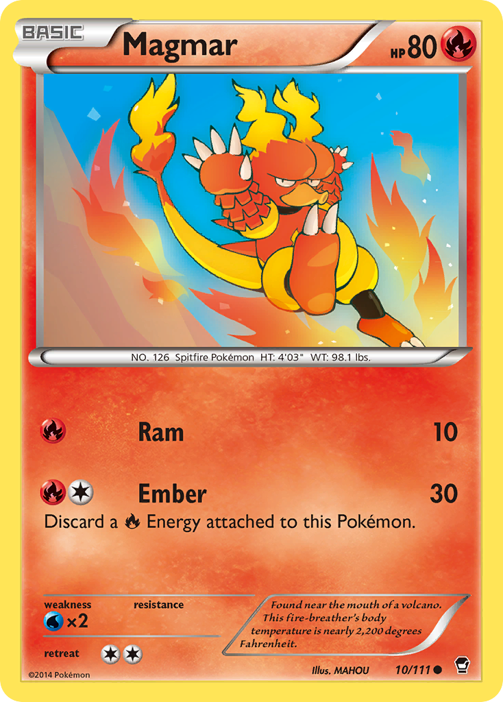 Magmar (10/111) [XY: Furious Fists] | Good Games Modbury