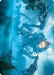 Creeping Inn Art Card 34 (Art Series: Innistrad: Midnight Hunt)  | Good Games Modbury
