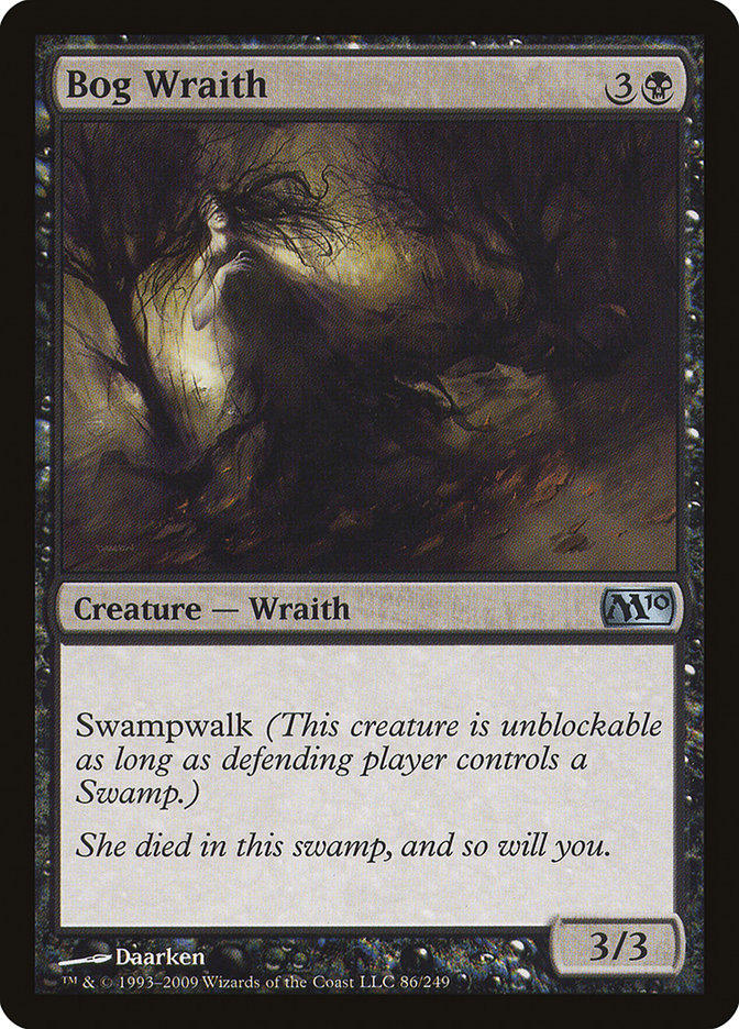 Bog Wraith 86/249 (Magic 2010 (M10))  | Good Games Modbury