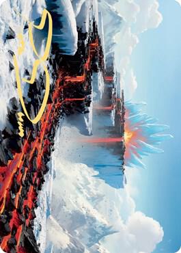 Surtland Frostpyre Art Card Gold Stamped Signature 75 (Art Series: Kaldheim)  | Good Games Modbury