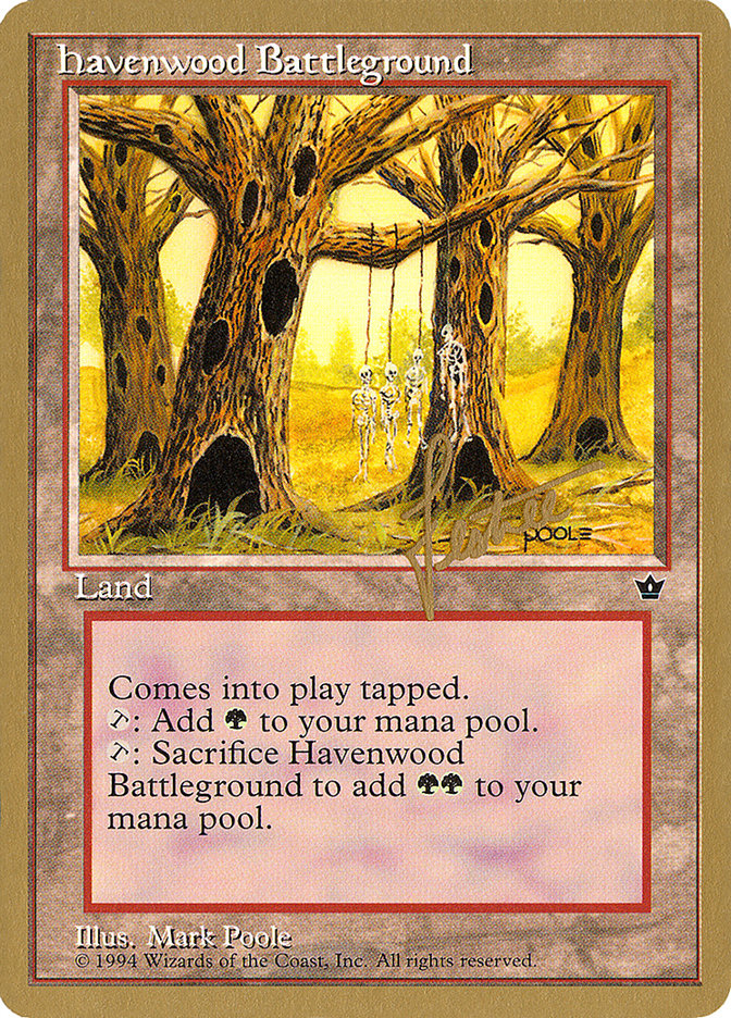 Havenwood Battleground (Bertrand Lestree) [Pro Tour Collector Set] | Good Games Modbury