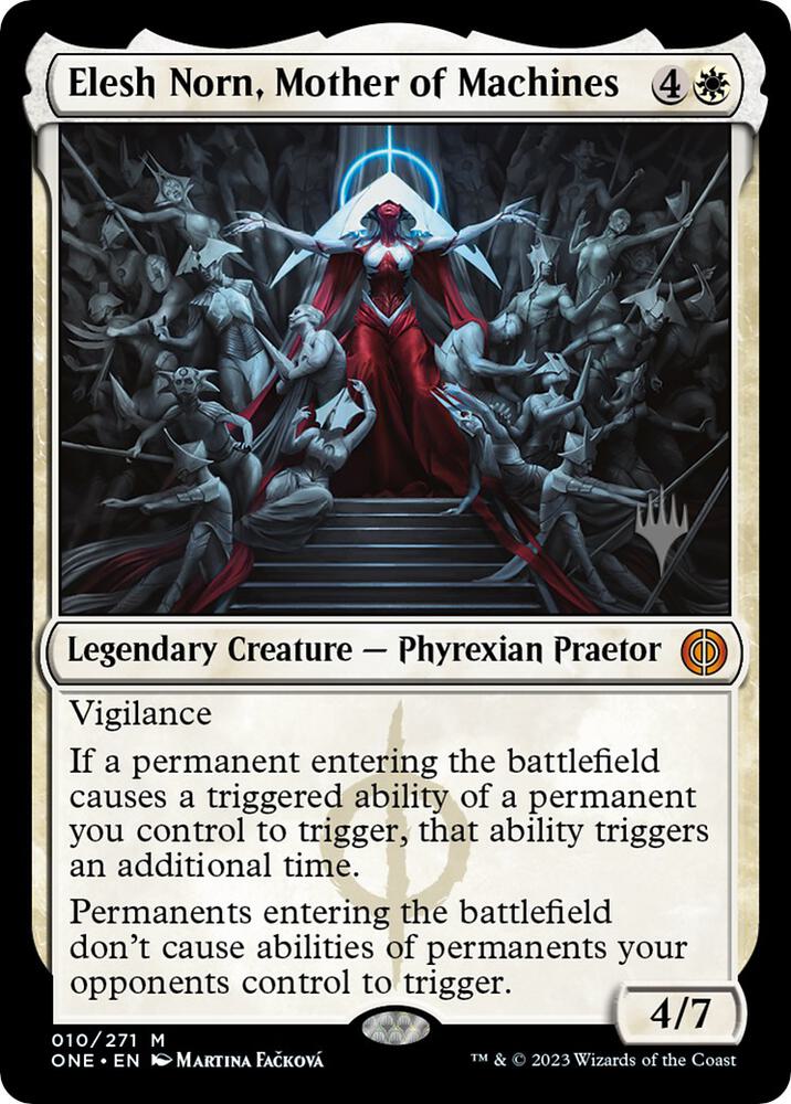 Elesh Norn Mother of Machines 10 (Promo Pack: Phyrexia: All Will Be One)  - Foil | Good Games Modbury