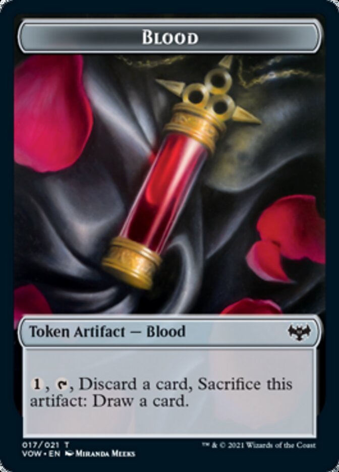 Blood Token [Innistrad: Crimson Vow Tokens] | Good Games Modbury