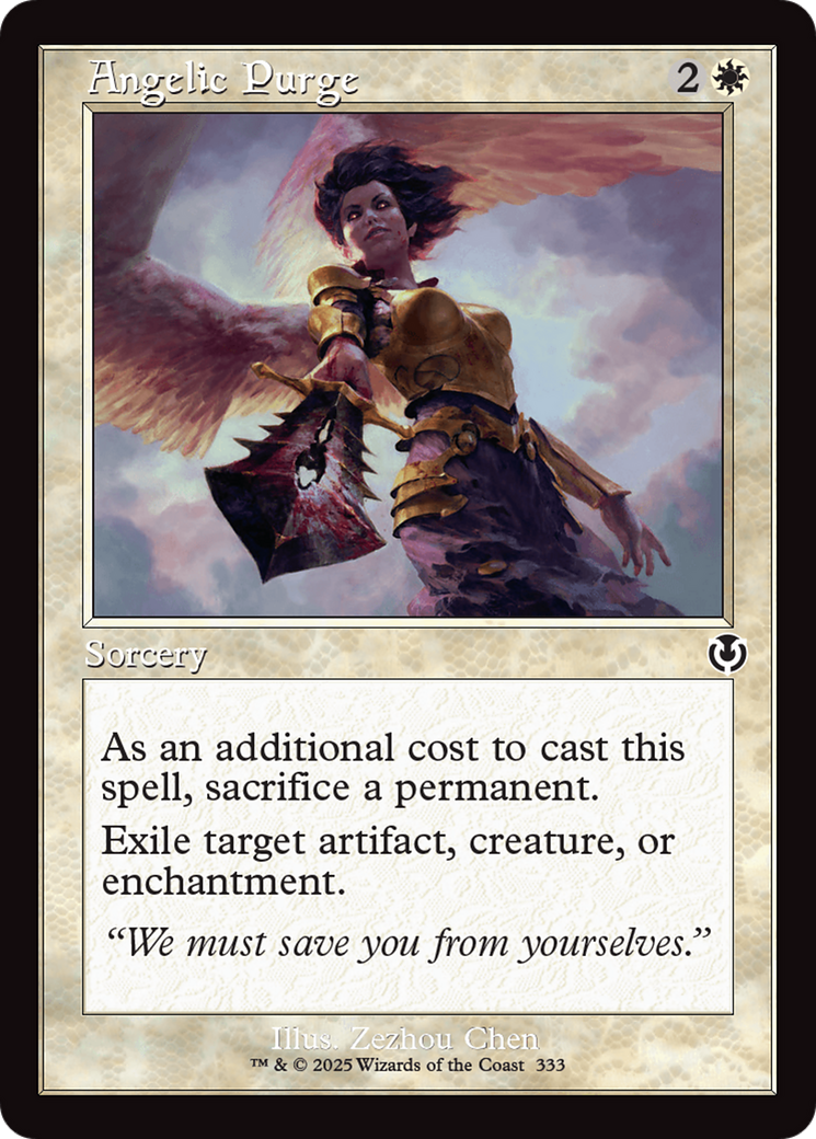 Angelic Purge (Retro Frame) [Innistrad Remastered] | Good Games Modbury