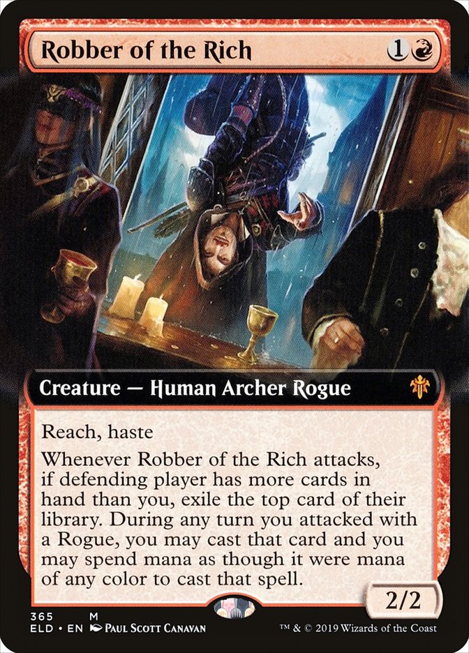 Robber of the Rich (Extended Art) [Throne of Eldraine] | Good Games Modbury