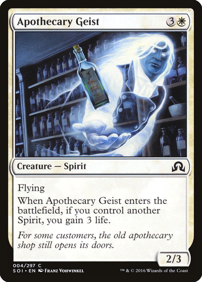 Apothecary Geist [Shadows over Innistrad] | Good Games Modbury