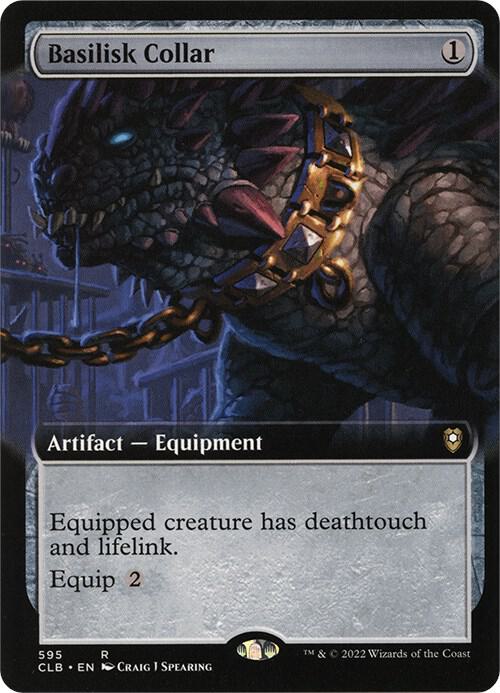 Basilisk Collar Extended Art 595 (Commander Legends: Battle for Baldur's Gate)  | Good Games Modbury