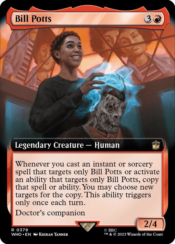 Bill Potts 379/331 (Universes Beyond: Doctor Who)  - Extended Art Foil | Good Games Modbury