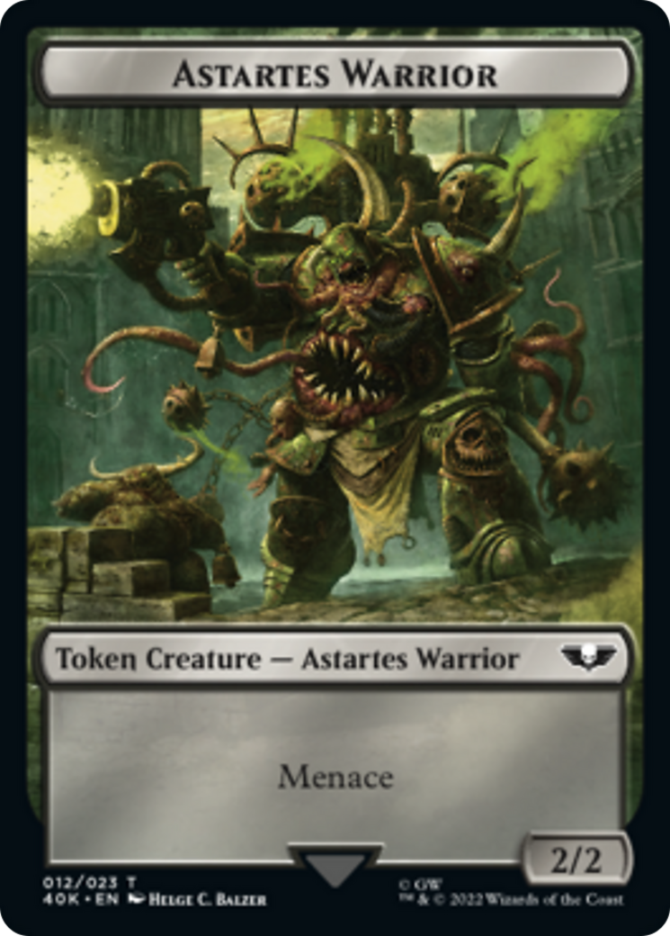 Spawn // Astartes Warrior Double-Sided Token [Universes Beyond: Warhammer 40,000 Tokens] | Good Games Modbury