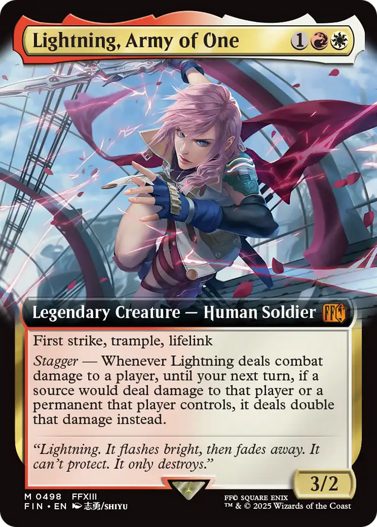 Lightning, Army of One (Extended Art) [FINAL FANTASY] | Good Games Modbury