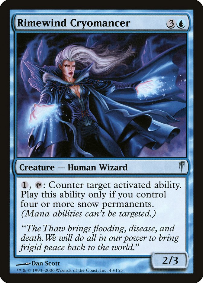 Rimewind Cryomancer [Coldsnap] | Good Games Modbury