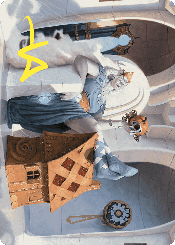 Beluna Grandsquall Art Card (Gold-Stamped Signature) [Wilds of Eldraine Art Series] | Good Games Modbury