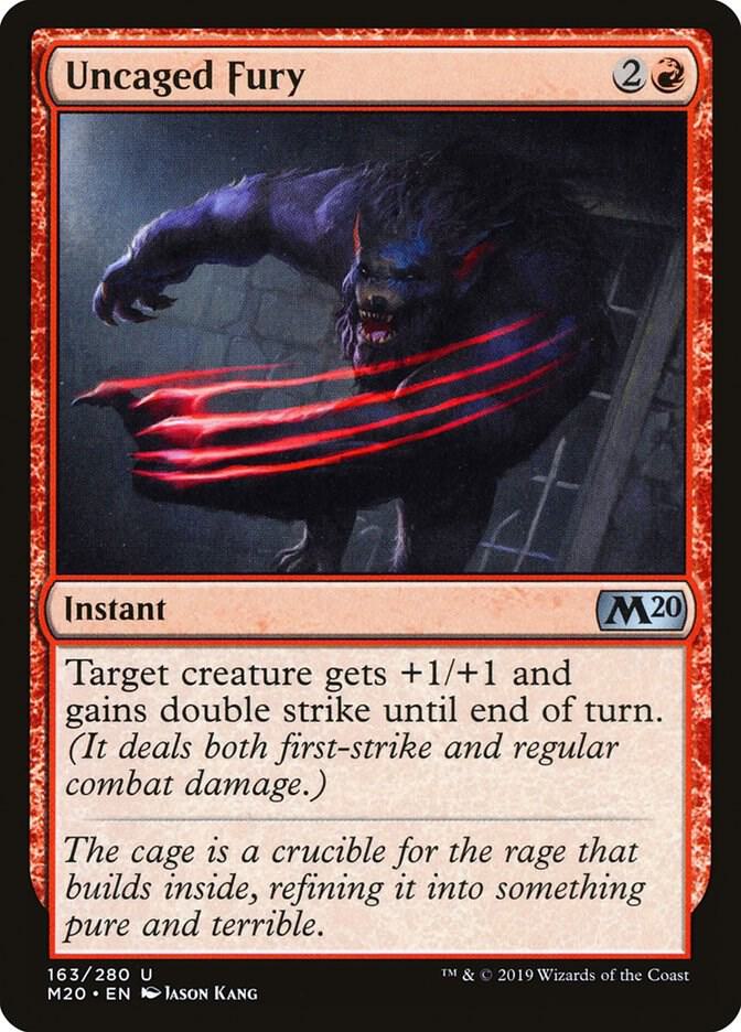 Uncaged Fury 163/280 (Core Set 2020)  | Good Games Modbury