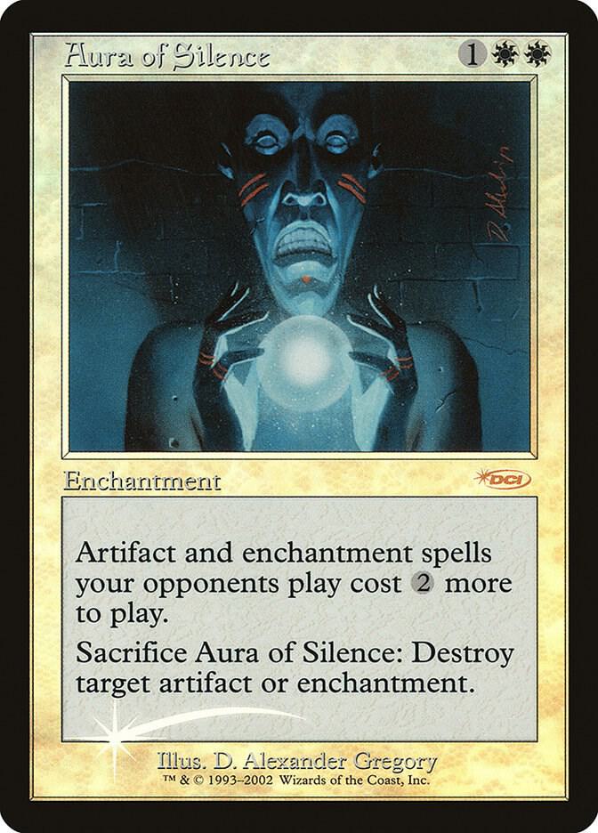 Aura of Silence 8/12 (FNM Promos)  - Foil | Good Games Modbury