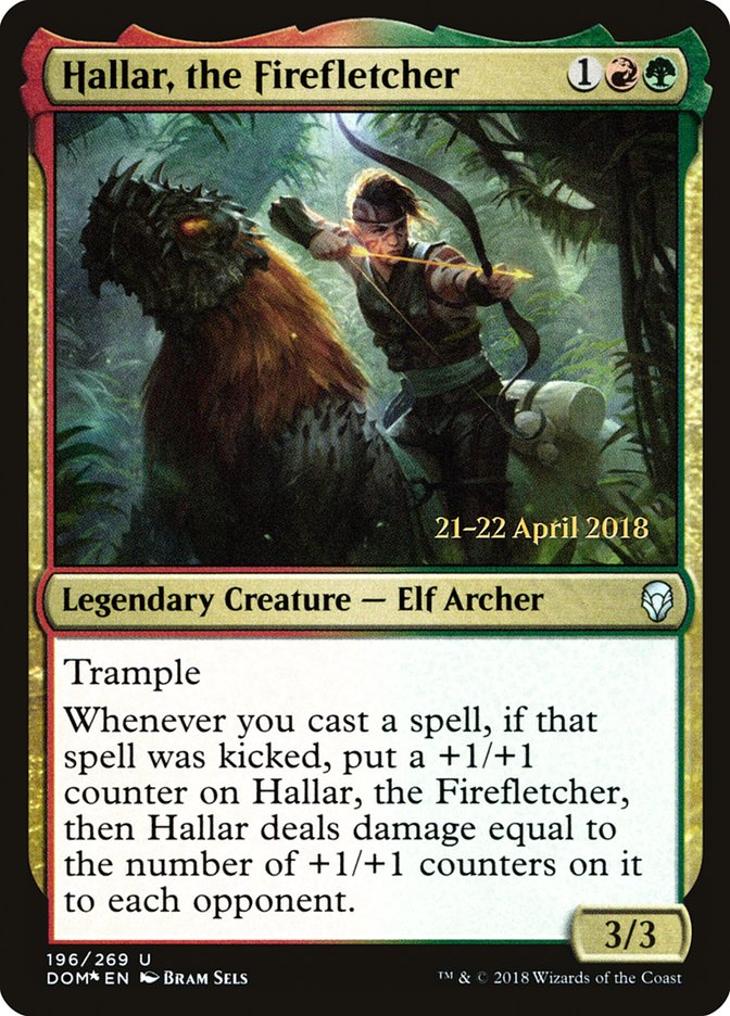 Hallar, the Firefletcher [Dominaria Prerelease Promos] | Good Games Modbury