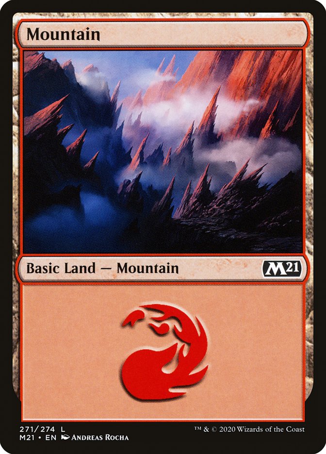 Mountain (271) [Core Set 2021] | Good Games Modbury