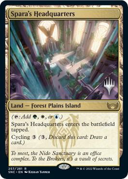 Sparas Headquarters 257 (Promo Pack: Streets of New Capenna)  - Foil | Good Games Modbury