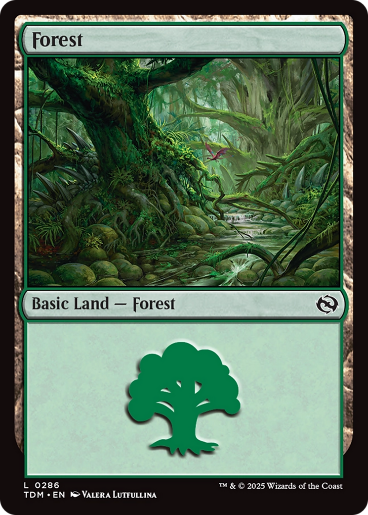 Forest (0286) [Tarkir: Dragonstorm] | Good Games Modbury
